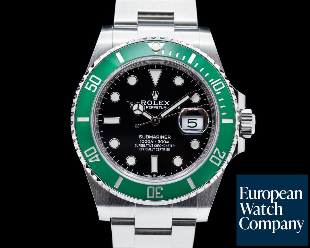 Image of Rolex Submariner Date 126610LV Kermit GREEN Ceramic Bezel 41MM