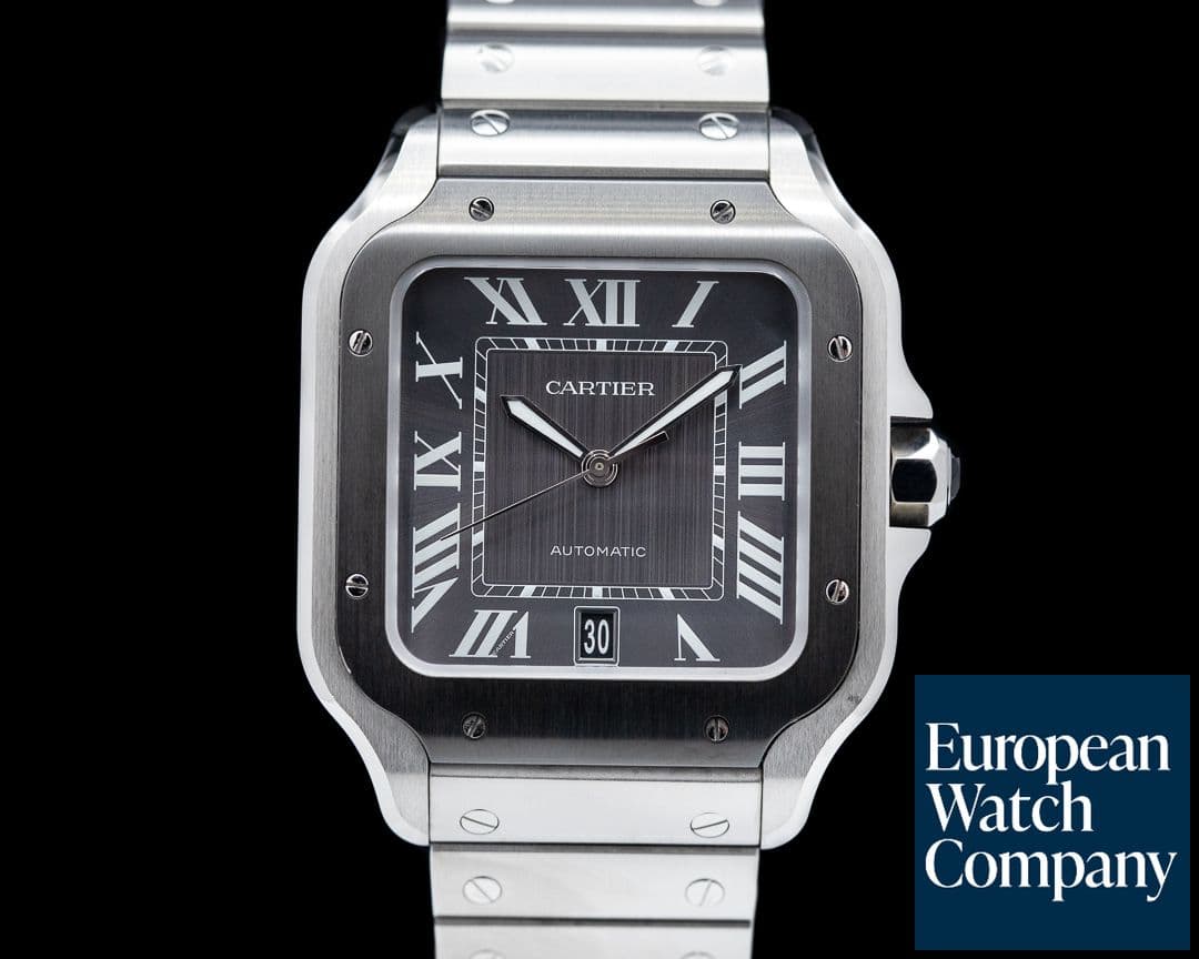 Image of Cartier Santos Large SS / SS Gray Dial Automatic