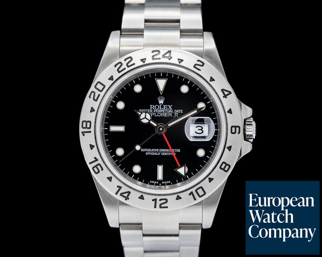 Image of Rolex Explorer II SS Black Dial 