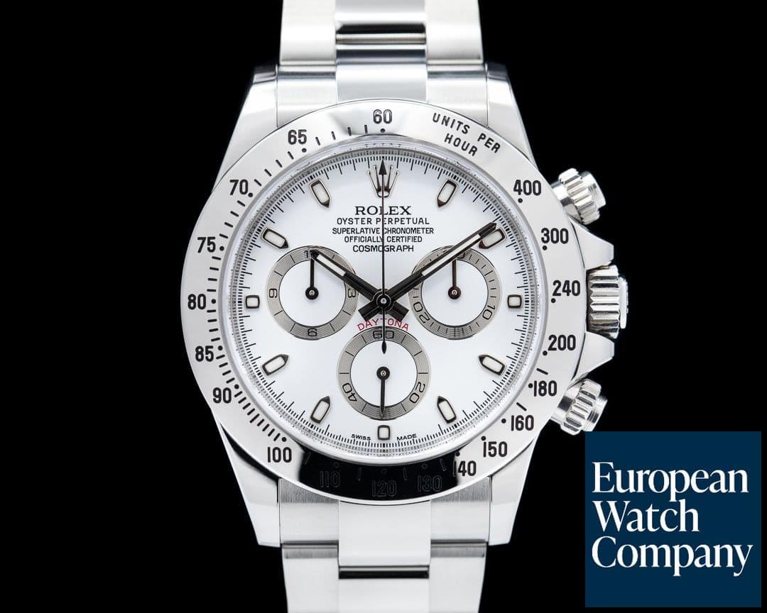 Image of Rolex Daytona 116520 White Dial SS