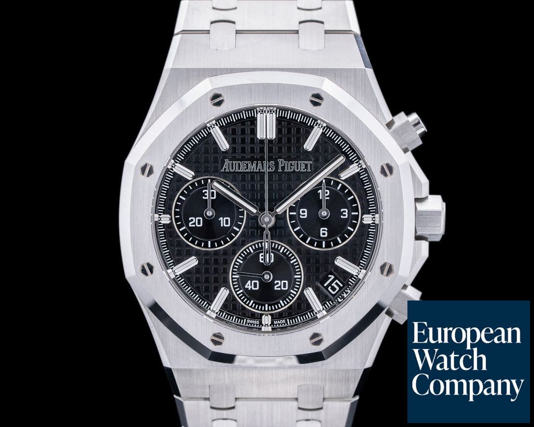 Image of Audemars Piguet Royal Oak Chronograph Black Dial SS 41MM