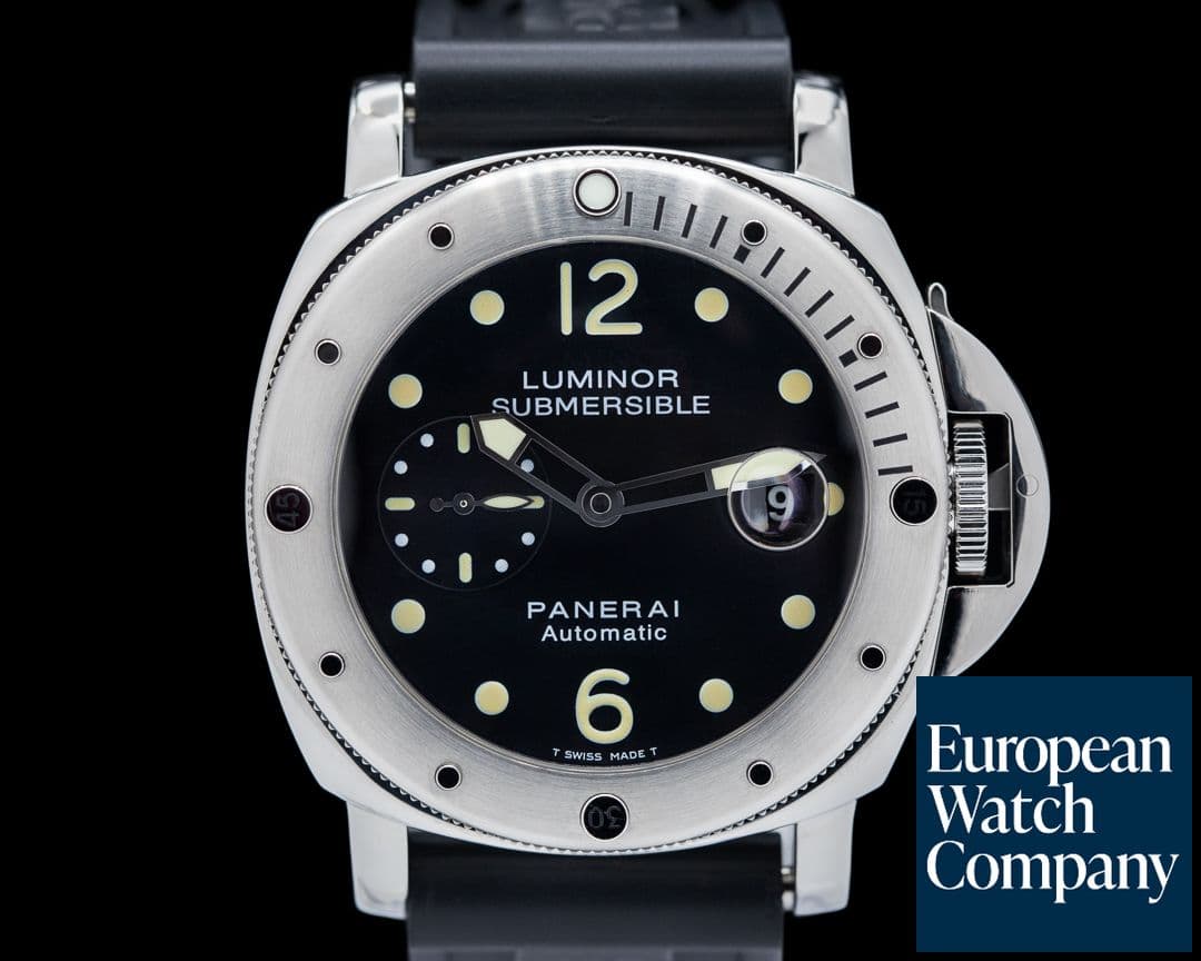 Image of Panerai Luminor Submersible SS Early Tritium Dial