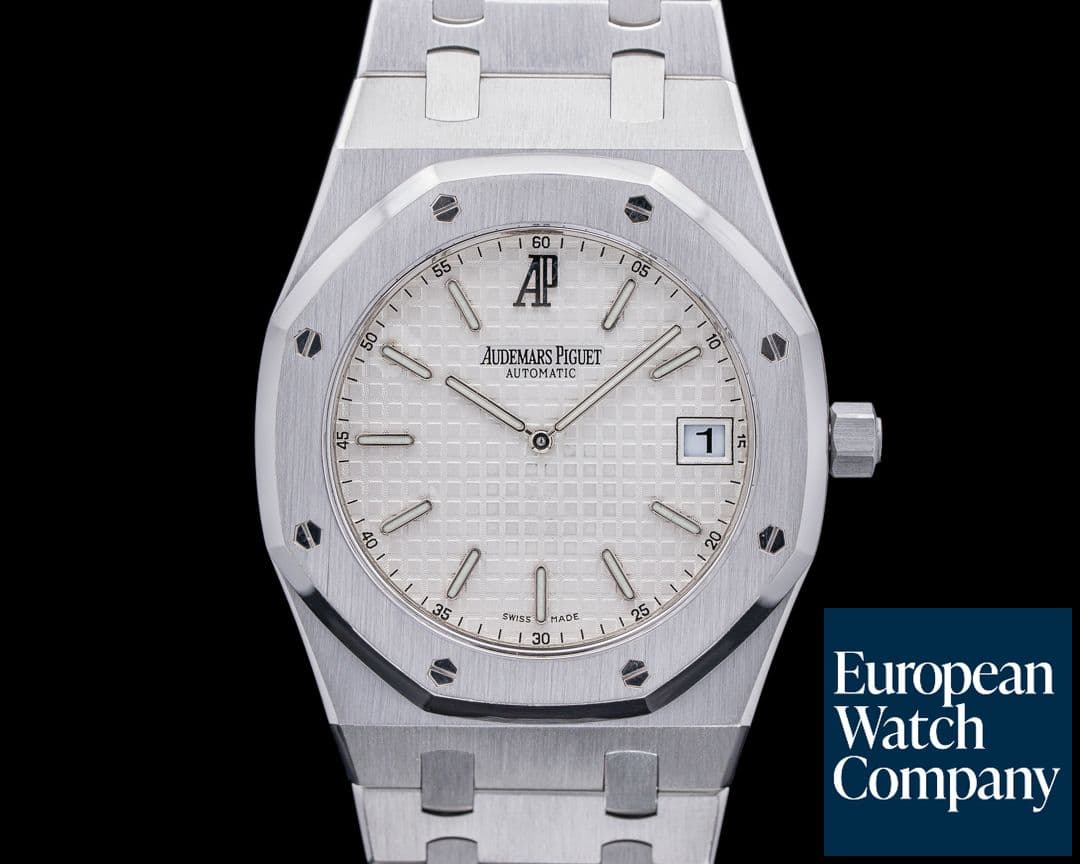 Image of Audemars Piguet Royal Oak 15202 Jumbo White Dial 