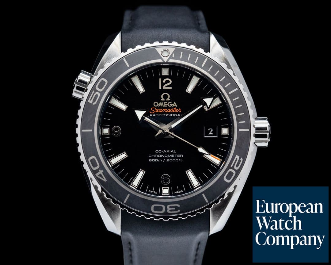 Image of Omega Seamaster Planet Ocean Co-Axial SS / Rubber 45.5MM