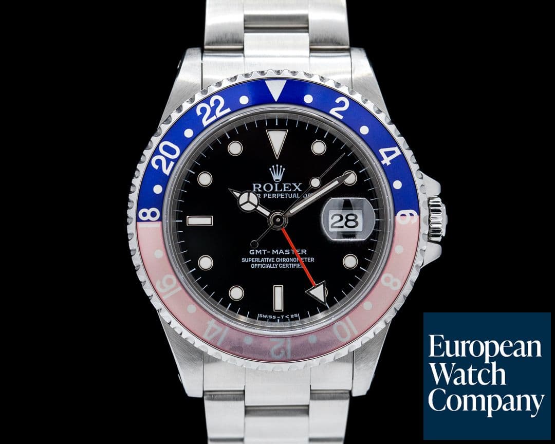 Image of Rolex 16700 GMT Master Red / Blue Pepsi Bezel 