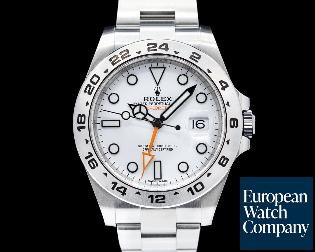Image of Rolex Explorer II 216570 White Dial SS