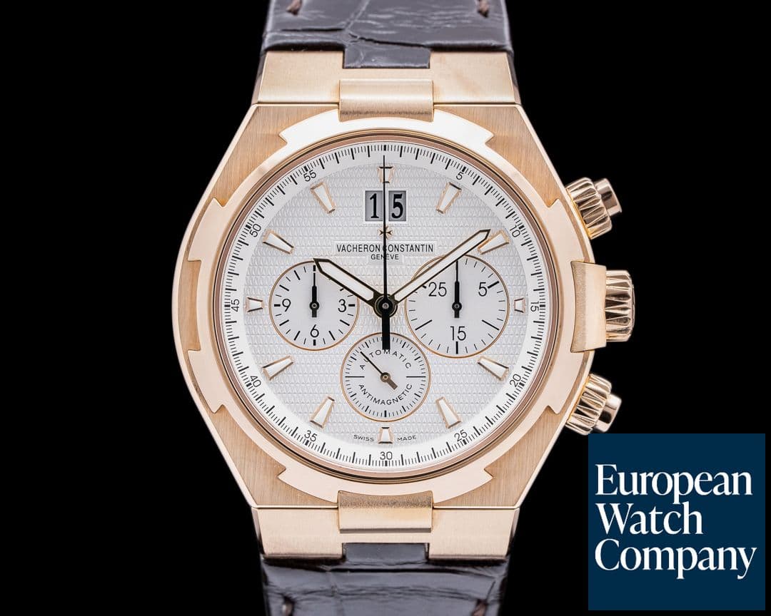 Image of Vacheron Constantin Overseas Chronograph 49150/000R Rose Gold FULL SET 