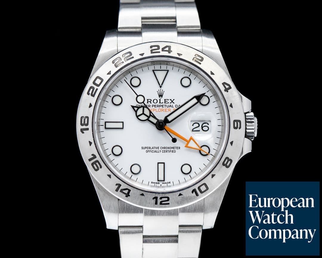 Image of Rolex Explorer II White Dial SS