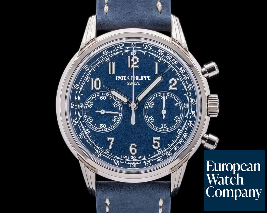 Image of Patek Philippe Chronograph 5172G 18K White Gold Blue Dial