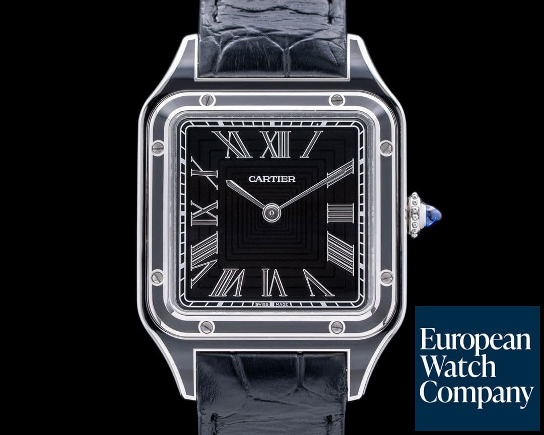 Image of Cartier Santos Dumont Steel/Lacquer dial