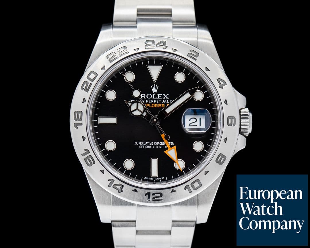 Image of Rolex Explorer II Black Dial SS