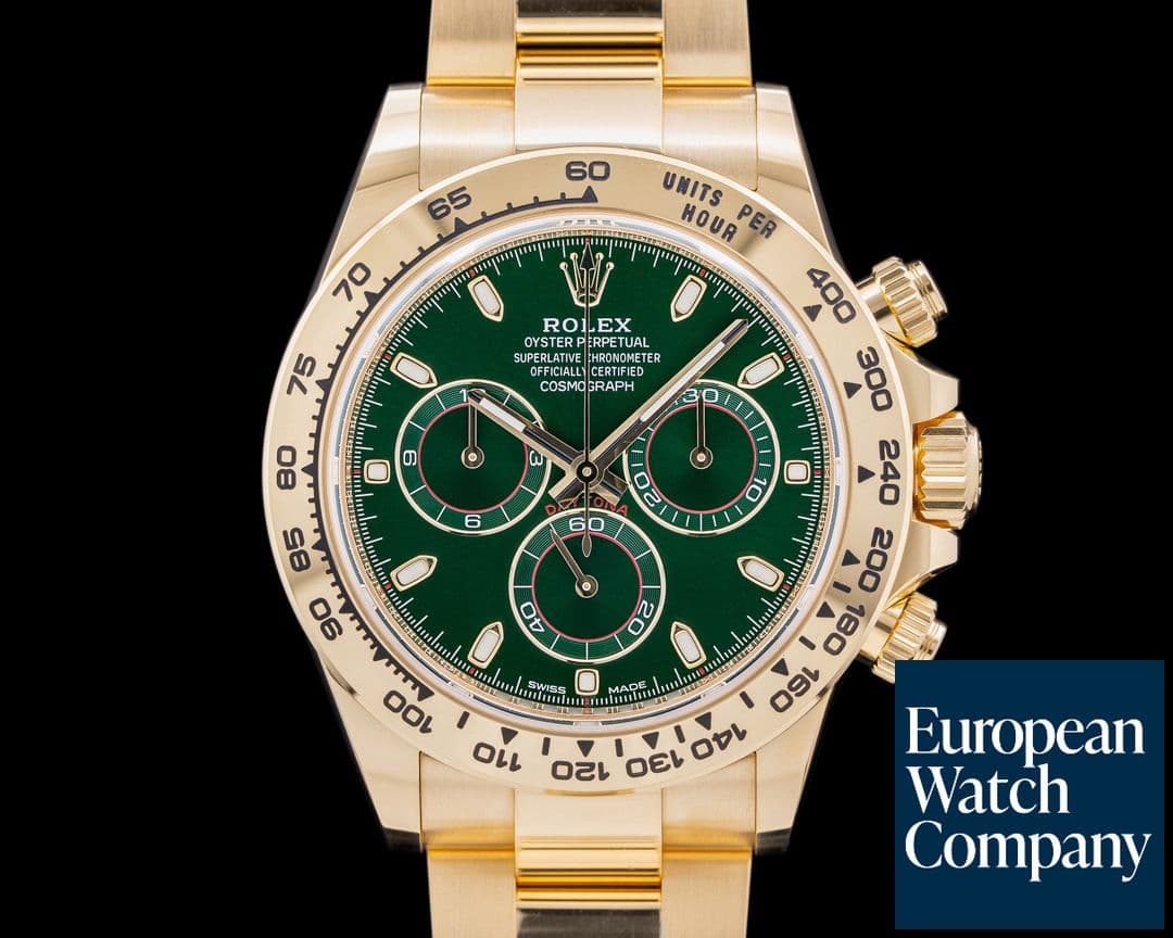 Image of Rolex Daytona 116508 18k Yellow Gold / Green Dial 2022