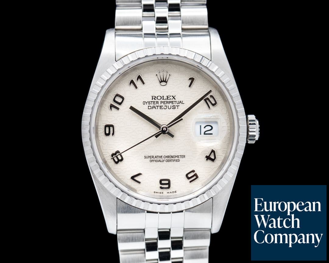 Image of Rolex Datejust White Jubilee Dial SS/SS FULL SET