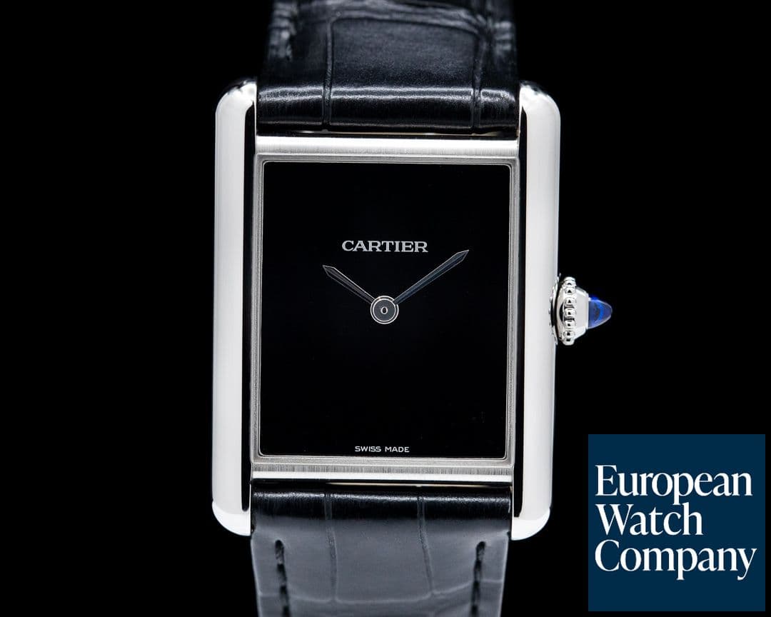 Image of Cartier Tank Must SS Black Dial