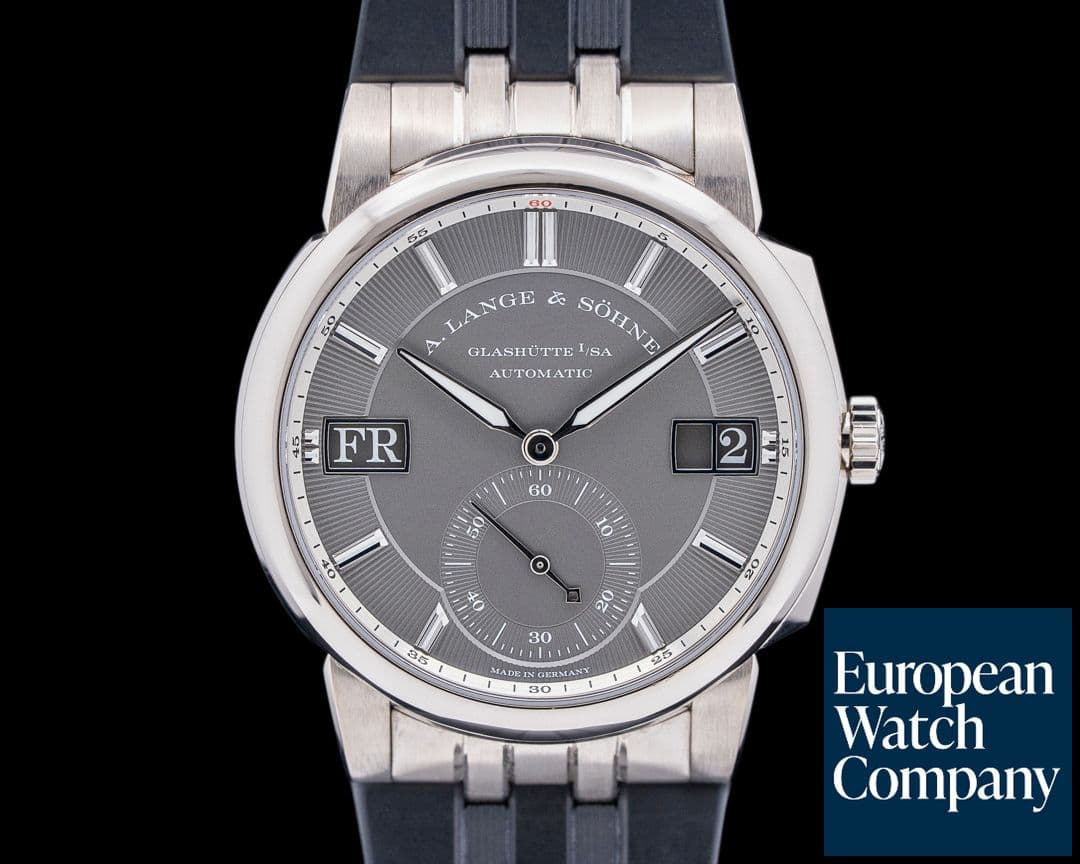 Image of A. Lange and Sohne Odysseus 363.068 18K White Gold Grey Dial / Rubber 