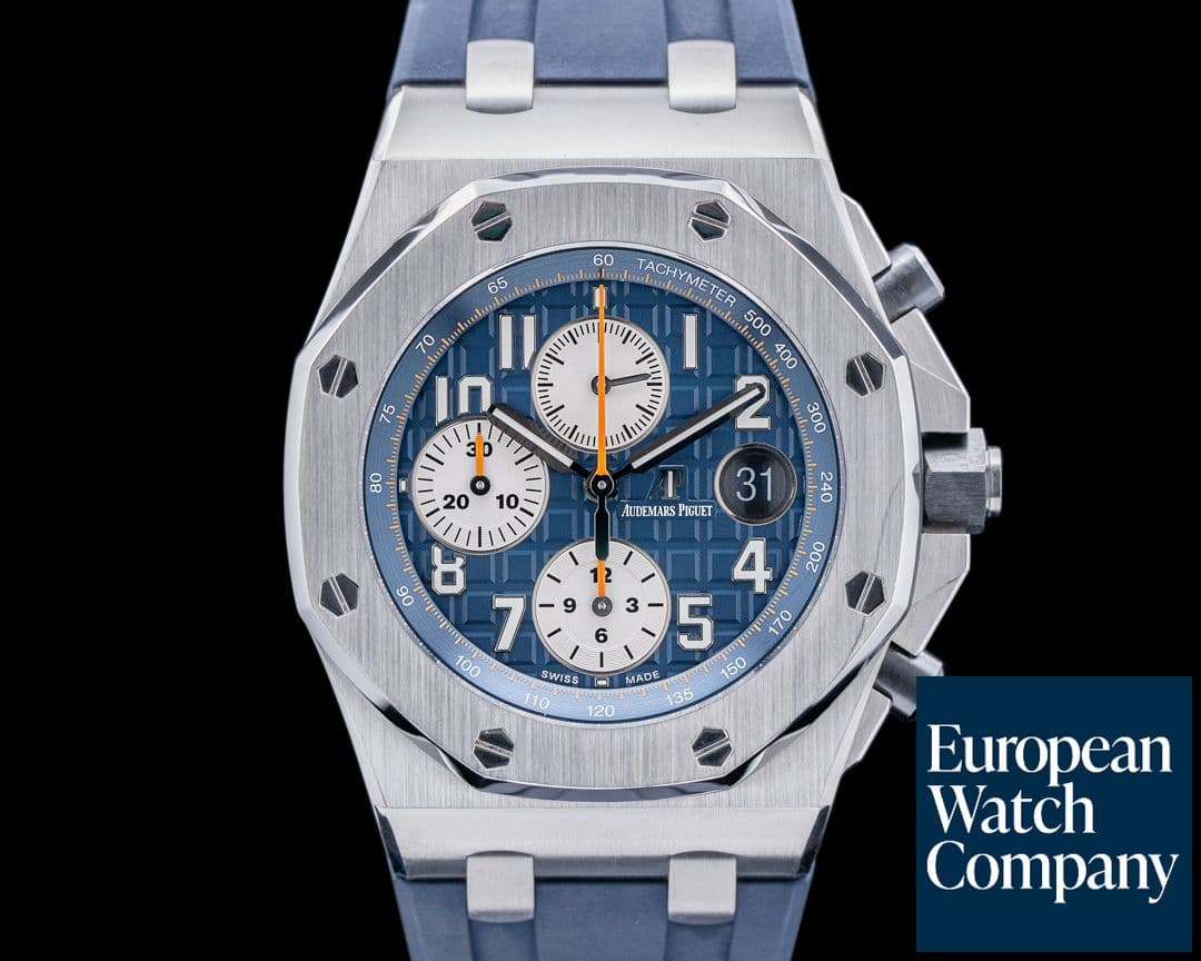 Image of Audemars Piguet Royal Oak Offshore Blue Dial SS / Rubber