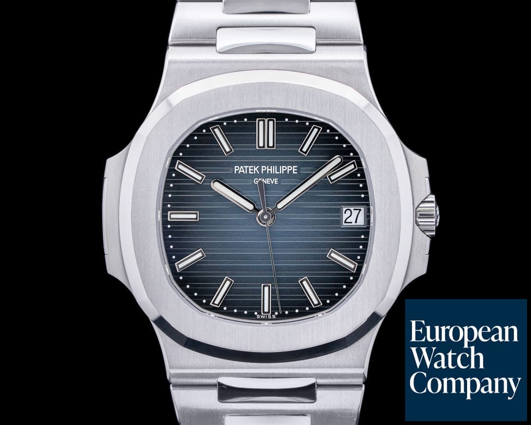 Image of Patek Philippe Jumbo Nautilus 5711/1A Blue Dial SS 