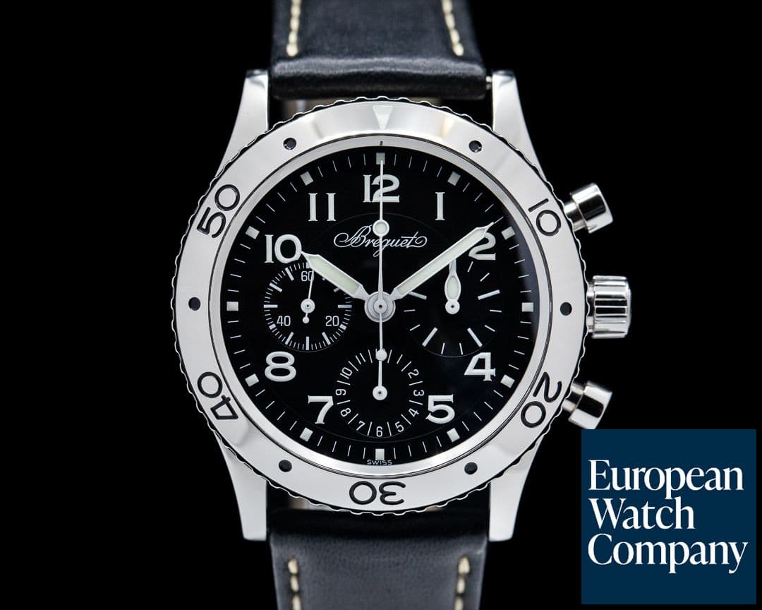 Image of Breguet Type XX Aeronvale Black Dial SS