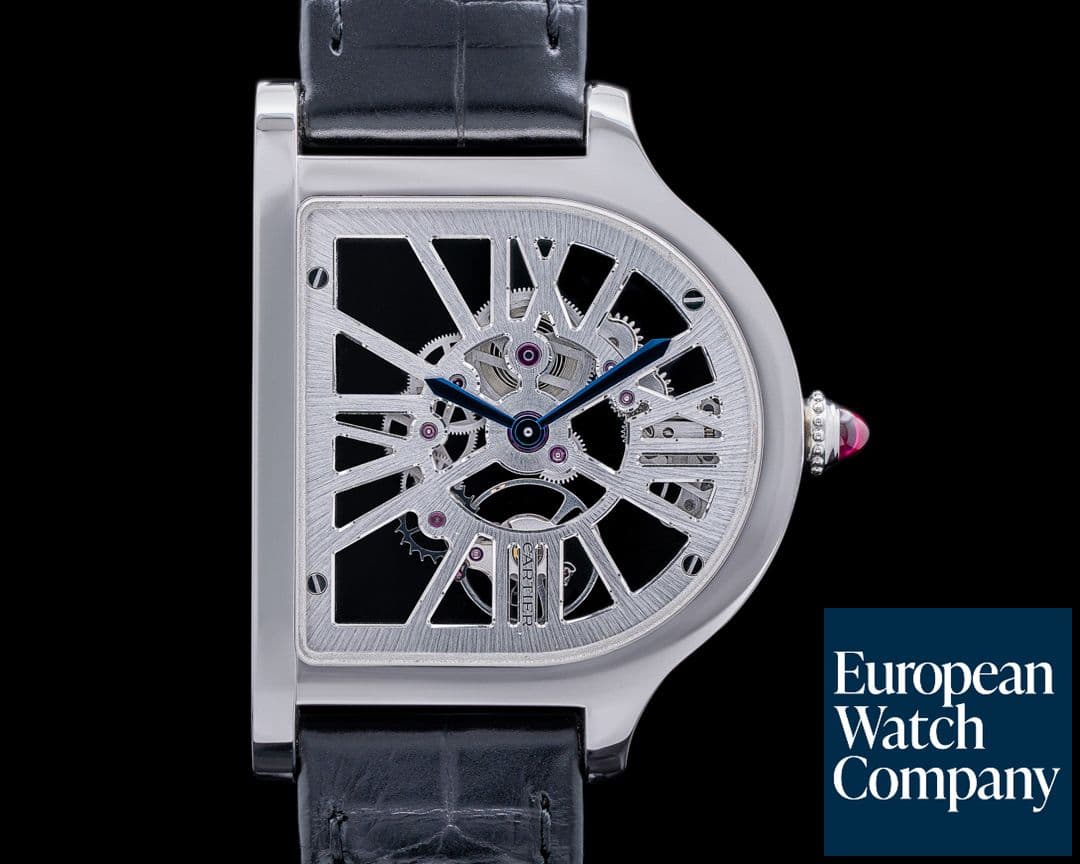 Image of Cartier Prive Collection Cloche de Cartier WHCC0003 Skeleton Platinum 