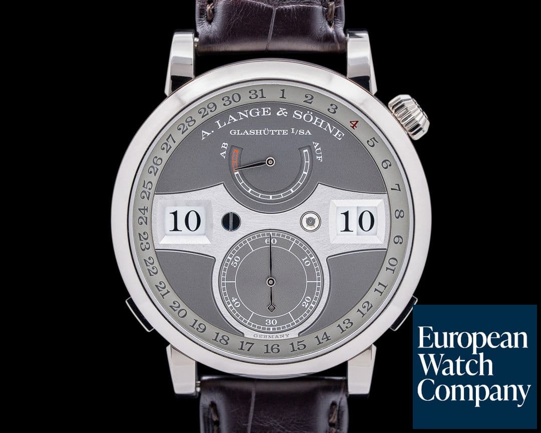 Image of A. Lange and Sohne Zeitwerk Date 148.038 White Gold