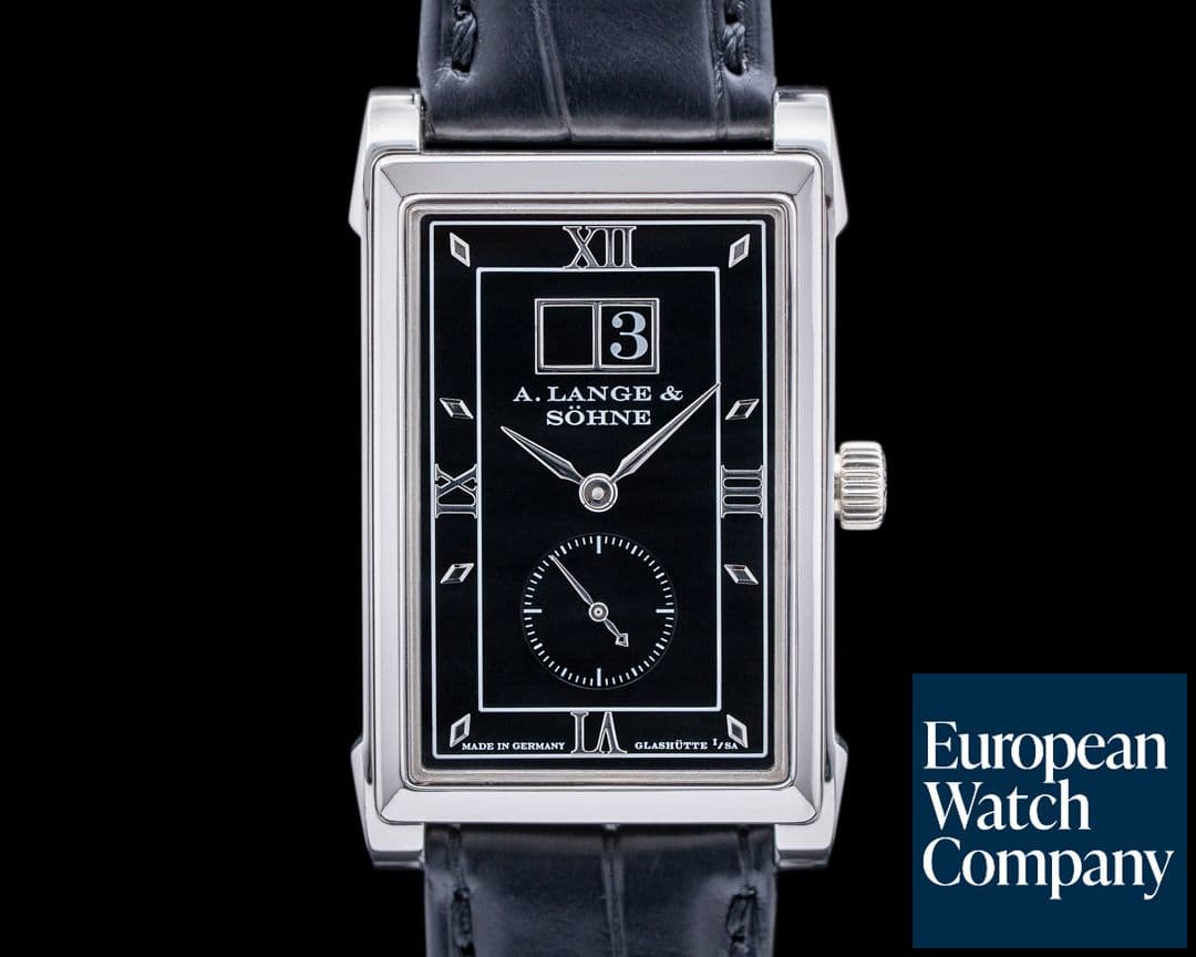 Image of A. Lange and Sohne Cabaret 107.035 Platinum Black Dial RARE