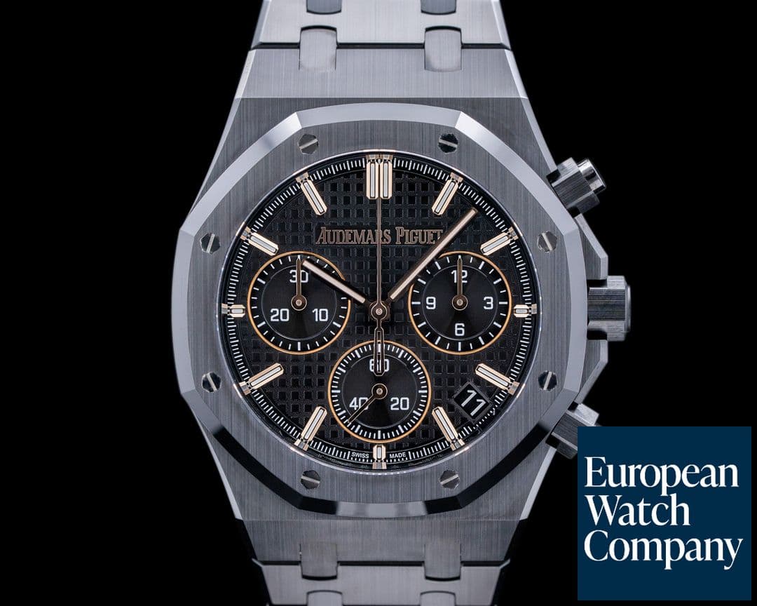 Image of Audemars Piguet Royal Oak Chronograph 26240CE Black Ceramic SS 41MM UNWORN