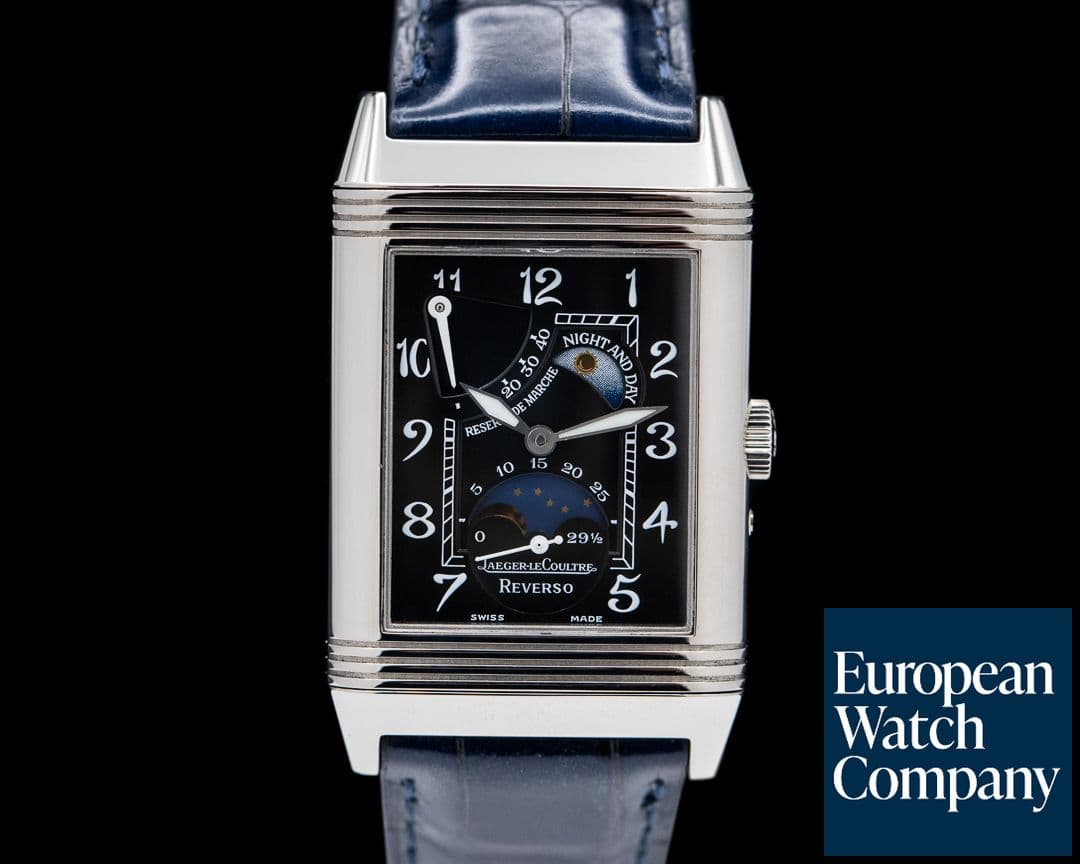 Image of Jaeger LeCoultre Reverso Sun Moon 18k White Gold