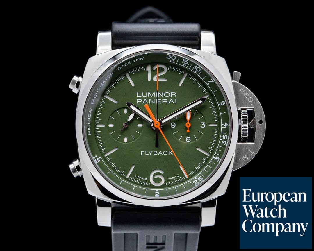 Image of Panerai Luminor Chrono Flyback Verde Militare