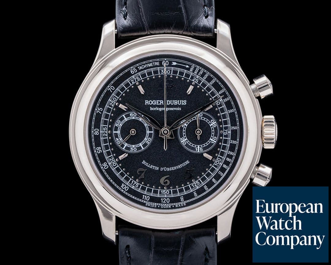 Image of Roger Dubuis Hommage Chronograph H40 Black Dial 40MM RARE