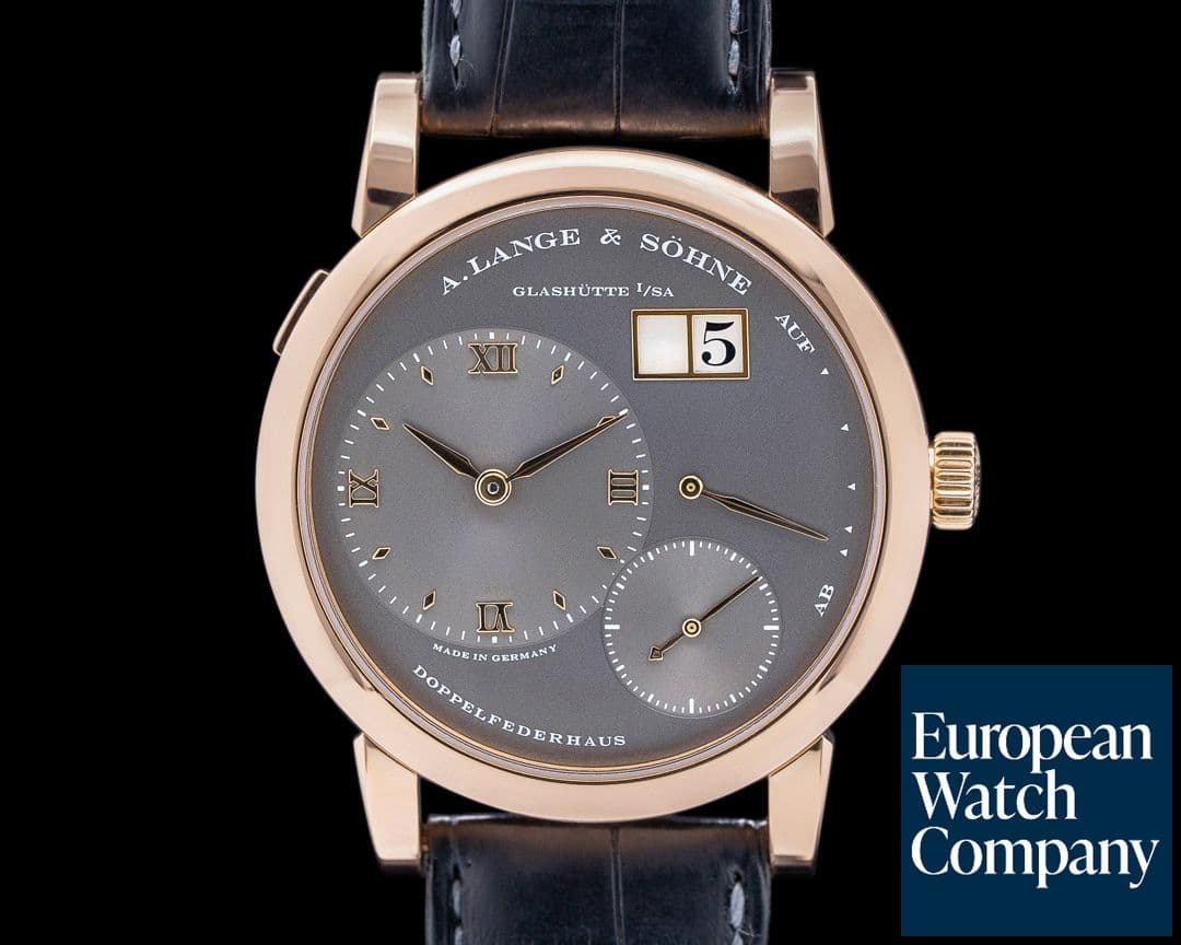 Image of A. Lange and Sohne Lange 1 Grey Dial 18K Rose Gold 38.5MM