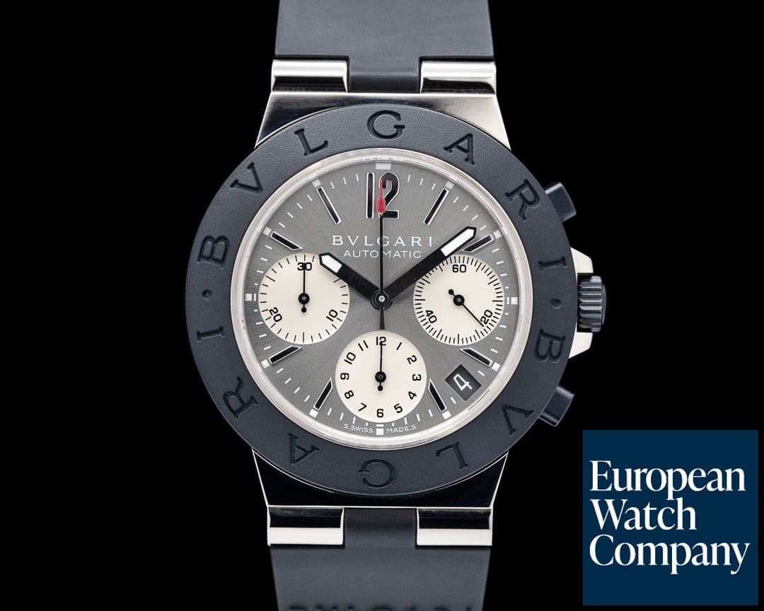 Image of Bulgari Diagono Chronograph 18k White Gold