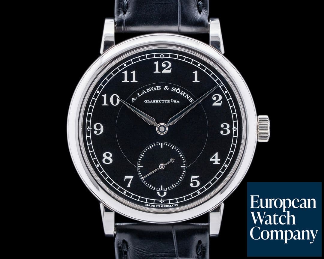 Image of A. Lange and Sohne 200th Anniversary F.A Lange 236.049 1815 Platinum Black Dial RARE