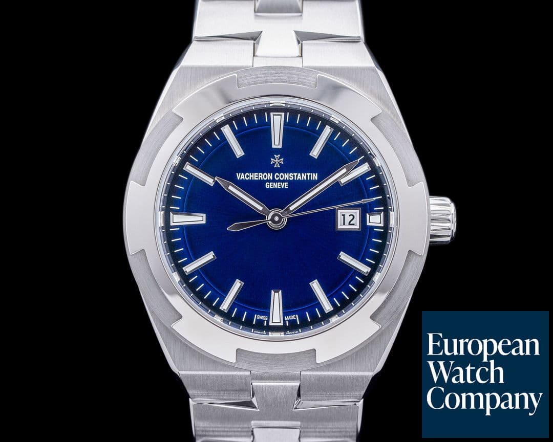 Image of Vacheron Constantin Overseas 4600v Automatic 34.5mm Blue Dial SS 