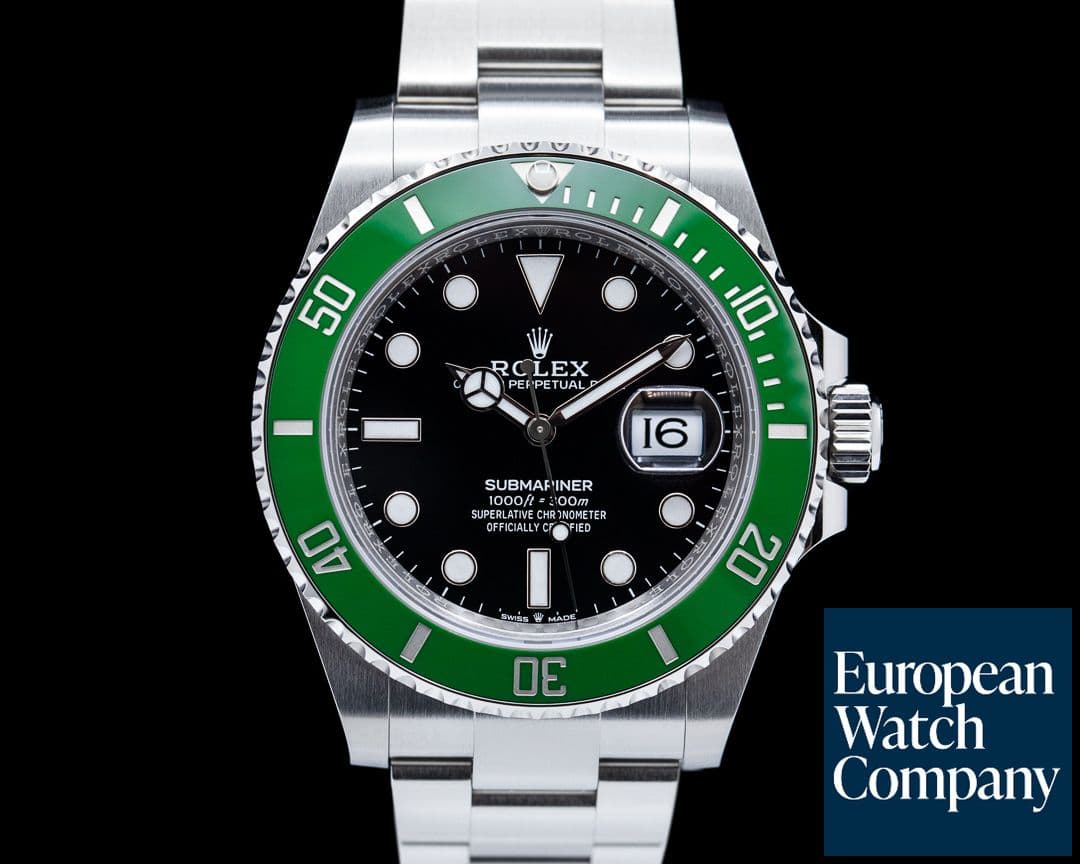 Image of Rolex Submariner Date 126610LV Kermit GREEN Ceramic Bezel 41MM 2024 UNWORN