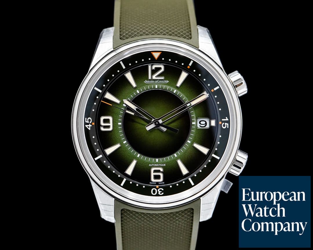 Image of Jaeger LeCoultre Polaris Date SS Green UNWORN