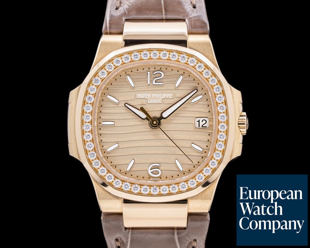 Image of Patek Philippe Nautilus Ladies Rose Gold / Diamonds