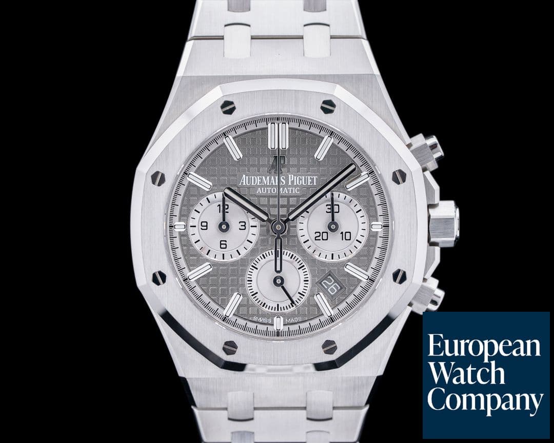 Image of Audemars Piguet Royal Oak Chronograph Ruthenium Dial SS 38MM