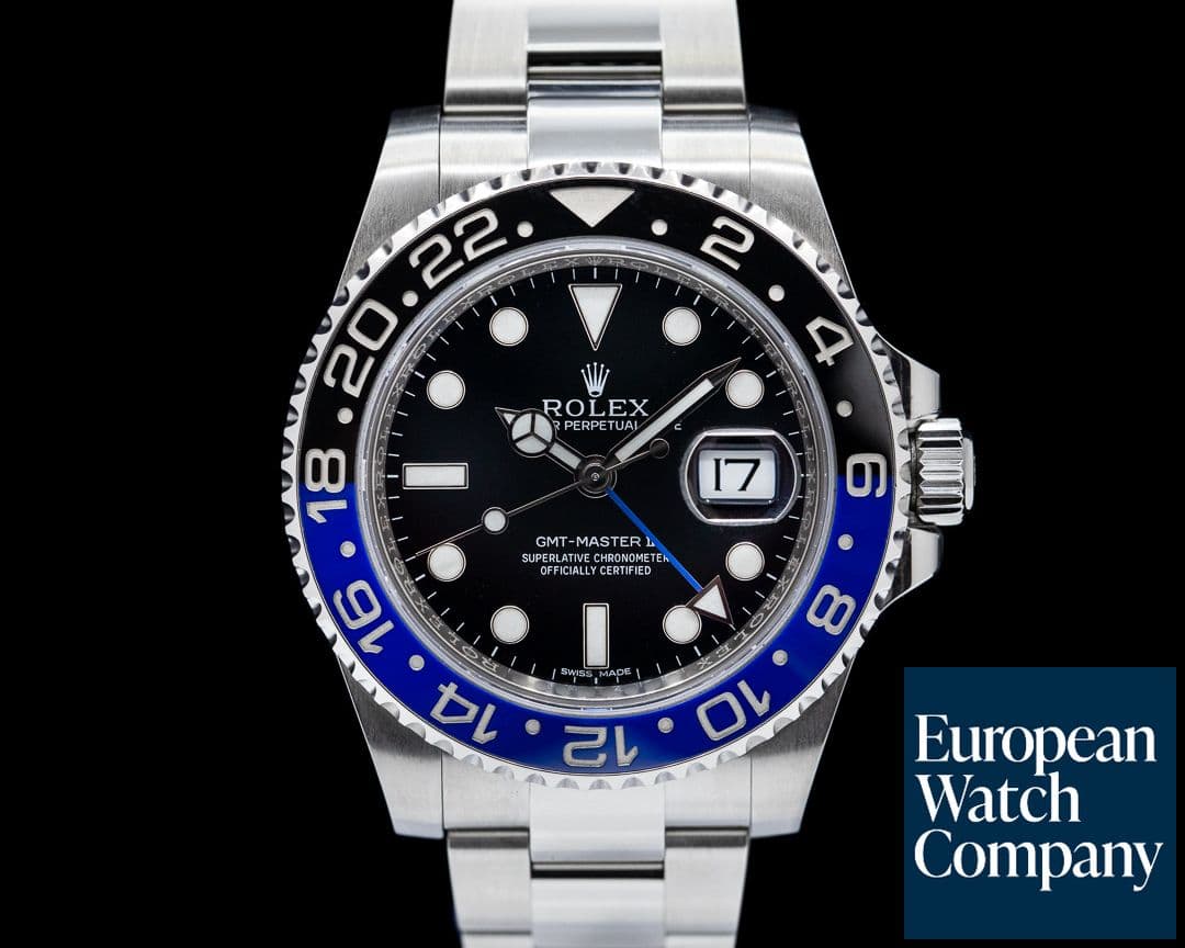 Image of Rolex GMT Master II 116710 Ceramic "Batman" SS