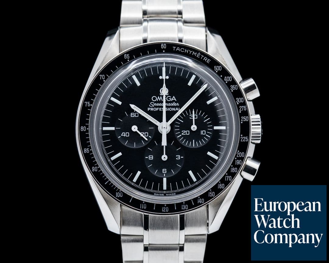 Image of Omega Speedmaster Professional Black Dial SS Hesalite/Sapphire