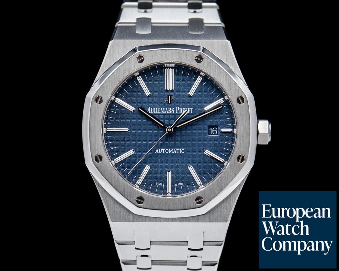 Image of Audemars Piguet Royal Oak 15400ST "BOUTIQUE ONLY" Blue Dial SS