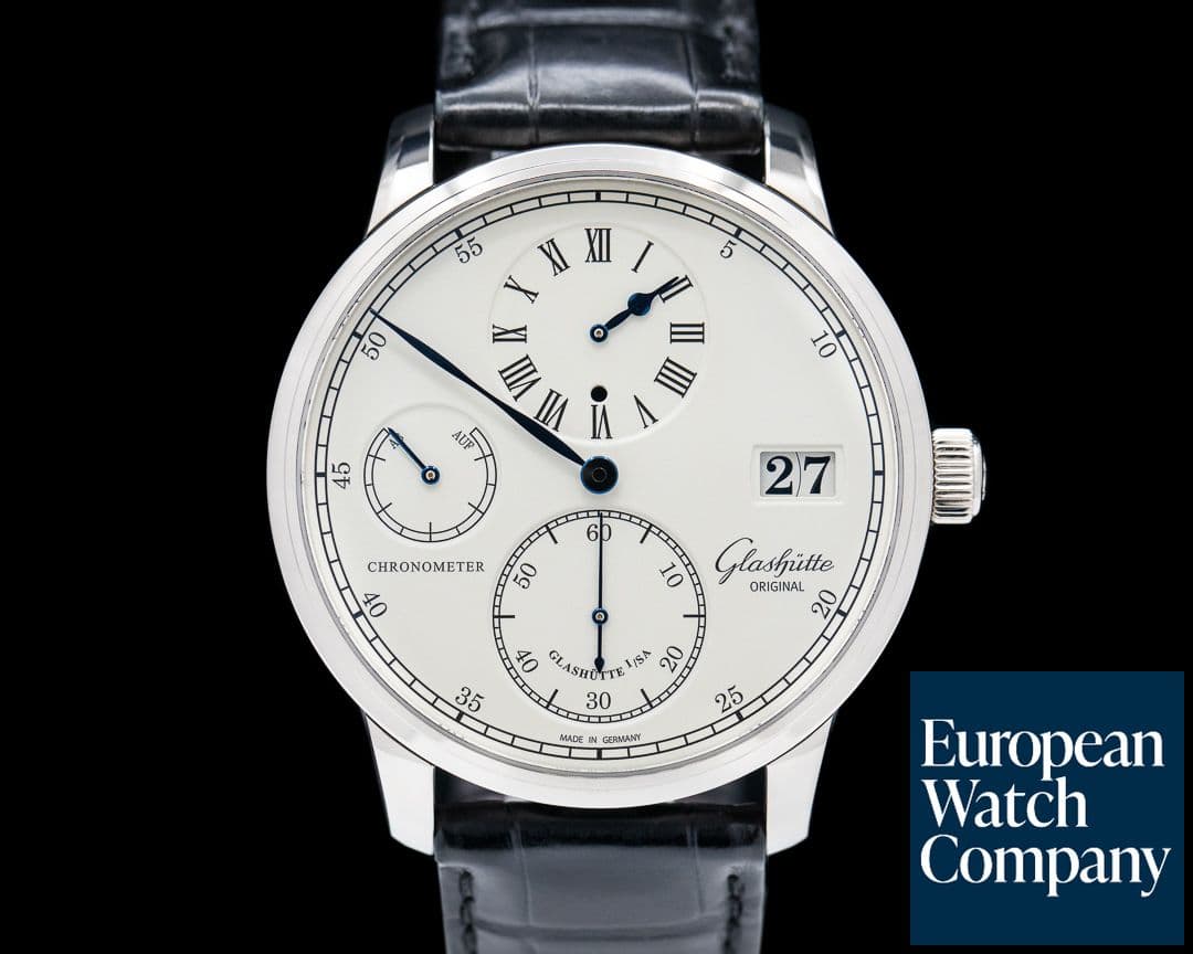 Image of Glashutte Original Senator Chronometer 18K White Gold