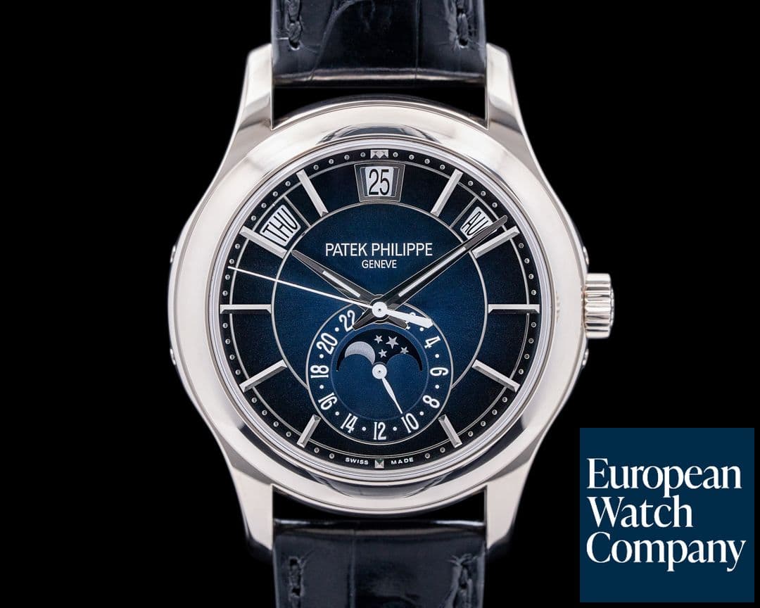 Image of Patek Philippe Annual Calendar 5205G Blue Dial 18K White Gold 