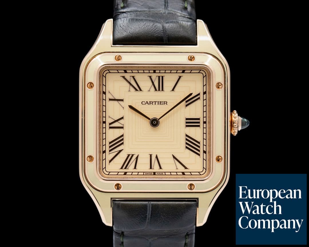 Image of Cartier Cartier Santos Dumont 24K Rose Gold Manual Wind 2022 LIMITED