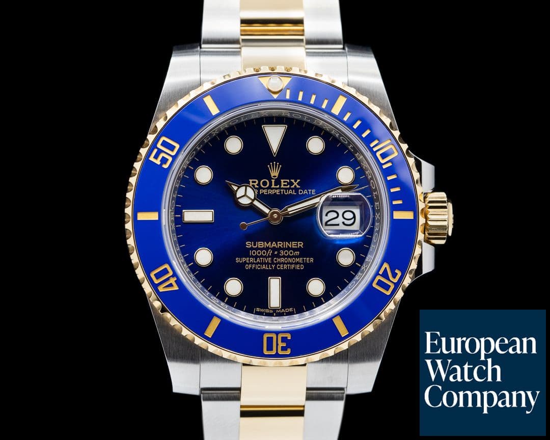 Image of Rolex Submariner 116613LB Ceramic Blue Dial 18K / SS 