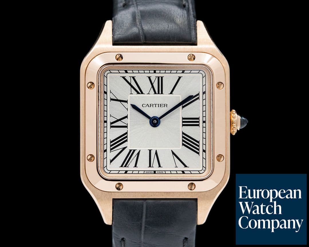 Image of Cartier Santos Ladies 18K Rose Gold UNWORN