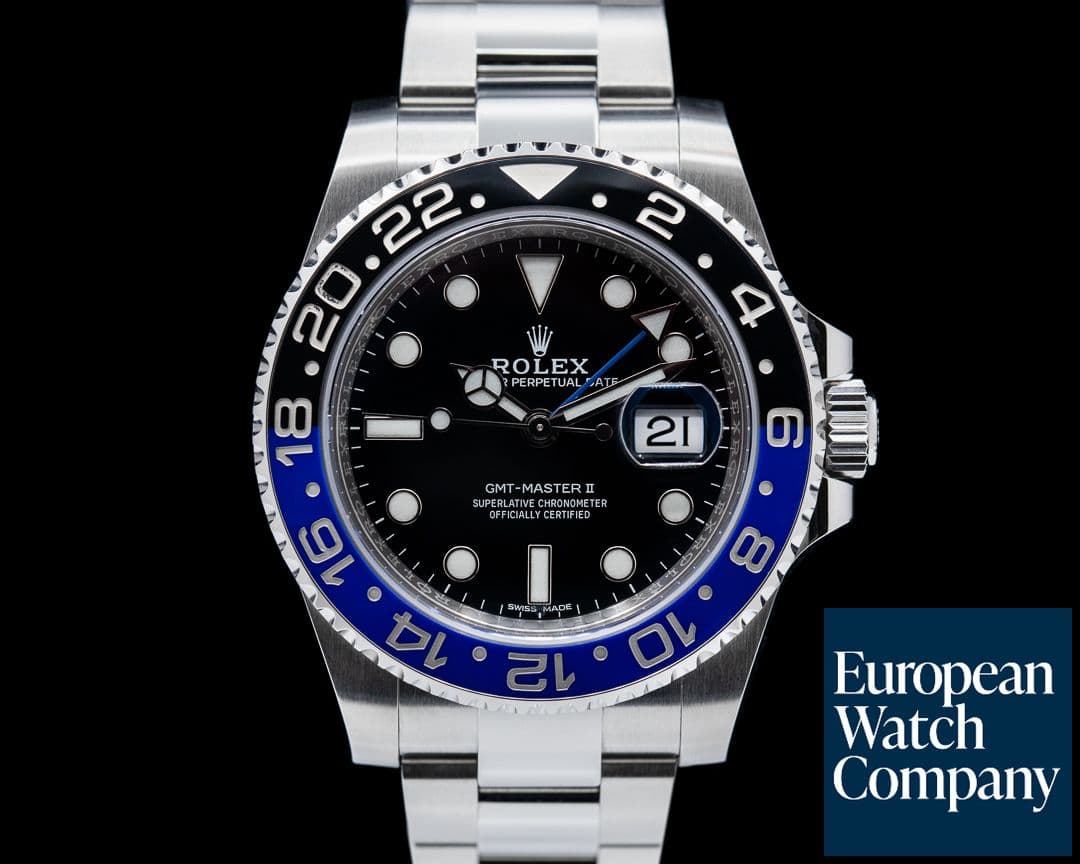 Image of Rolex GMT Master II 116710 Ceramic Batman SS