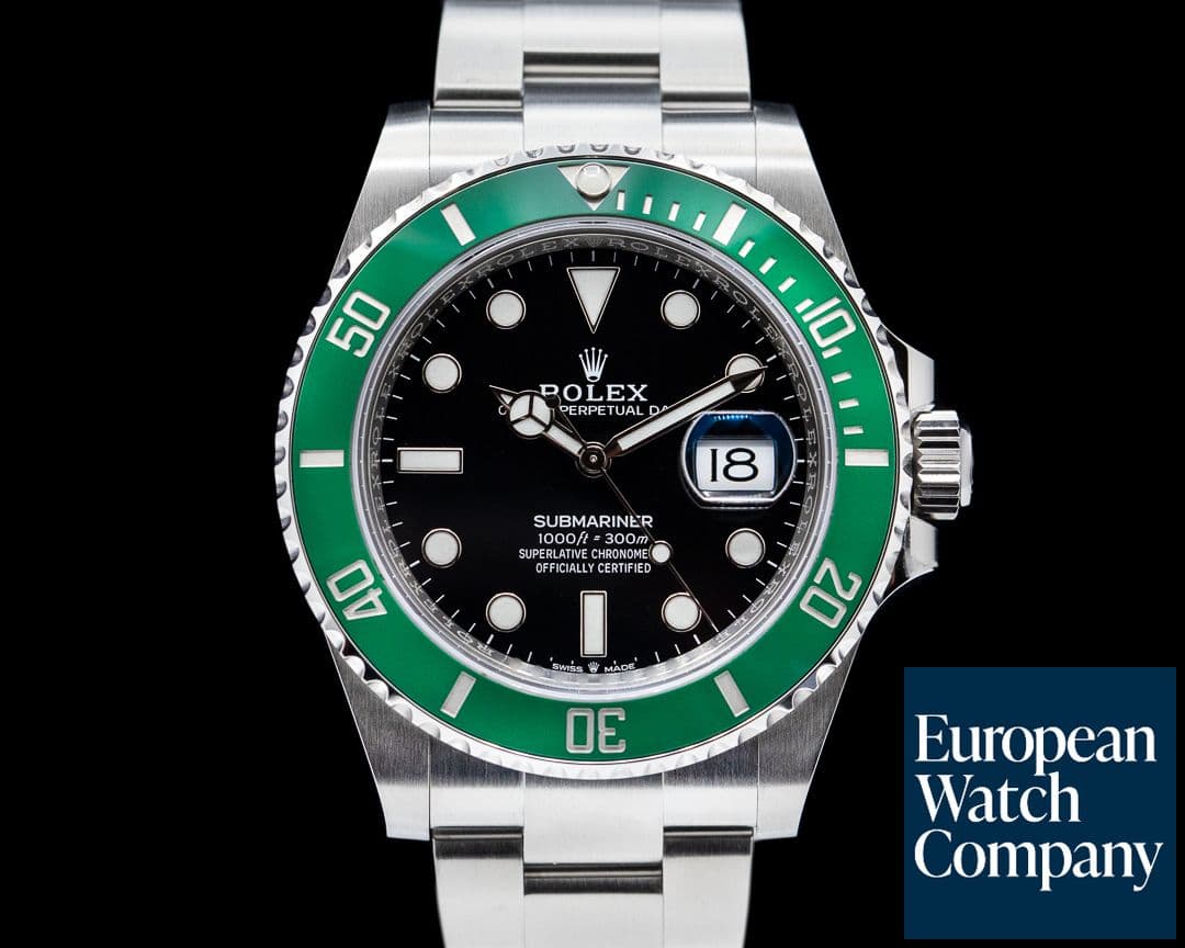Image of Rolex Submariner Date 126610LV Kermit GREEN Ceramic Bezel 41MM