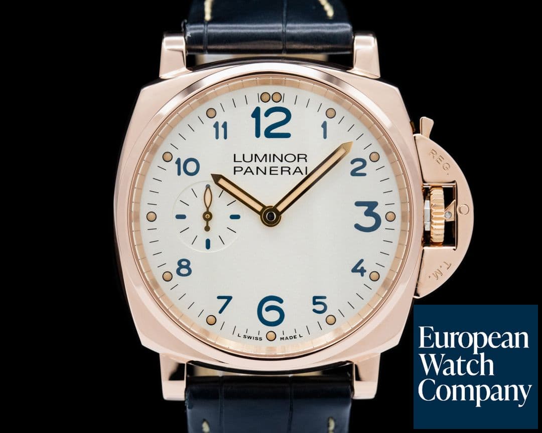 Image of Panerai Luminor Due 3 Days 18K Rose Gold 42mm