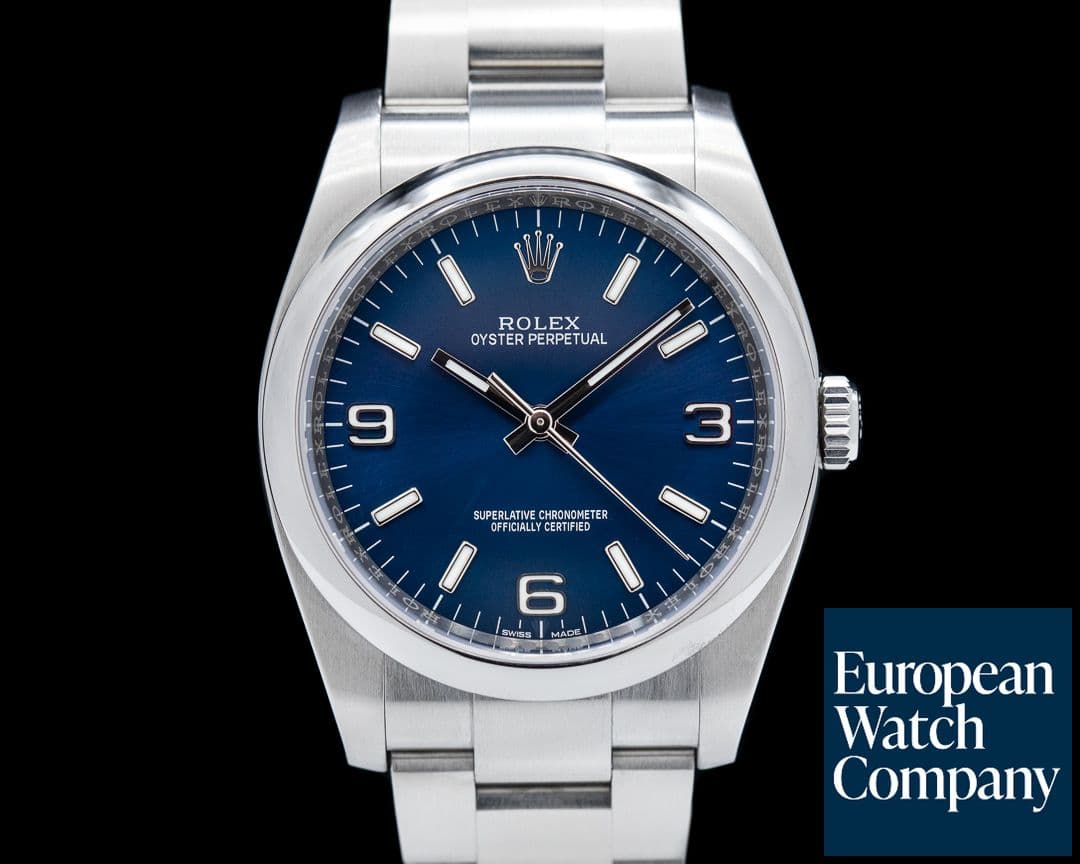 Image of Rolex Oyster Perpetual SS Blue Dial 