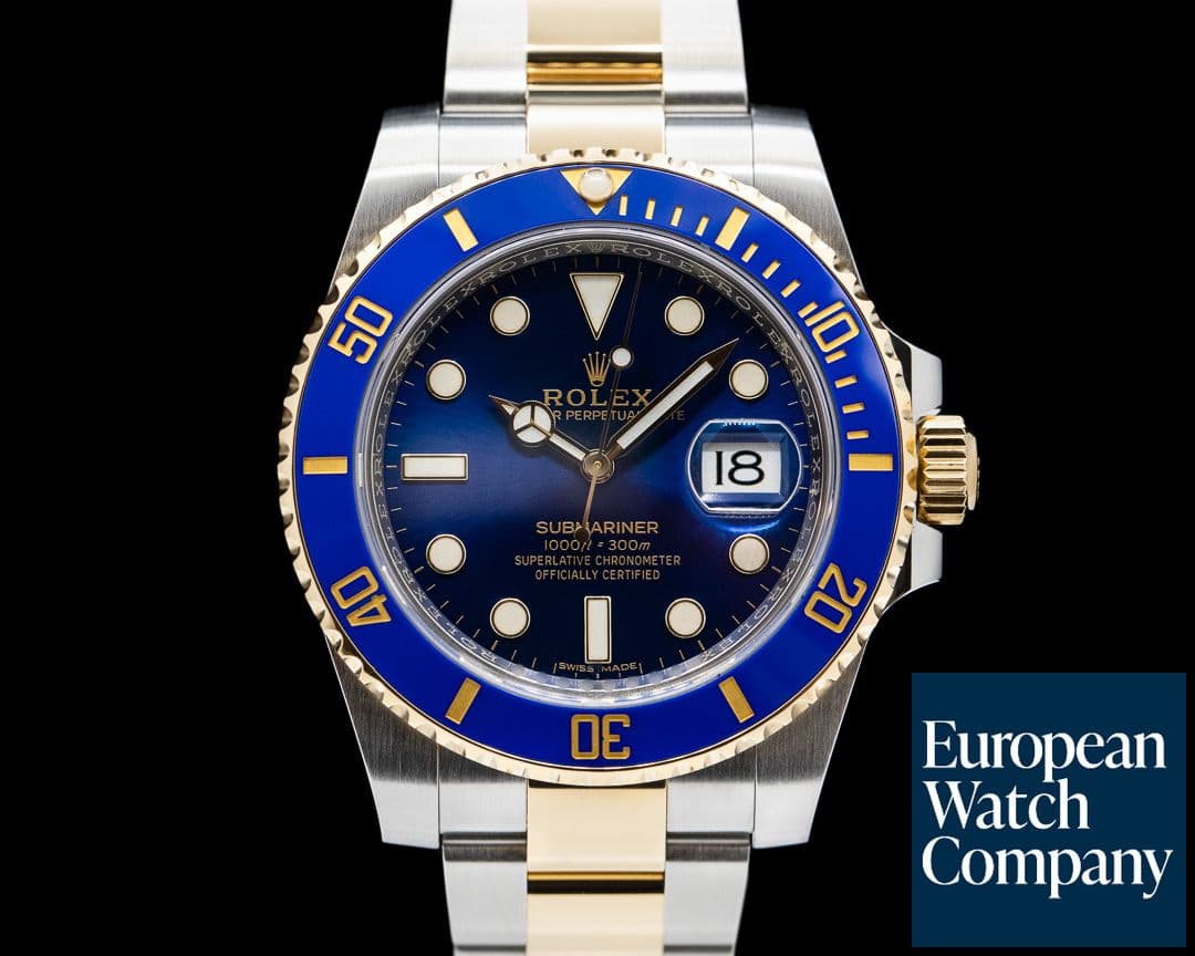 Image of Rolex Submariner 116613LB Ceramic Blue Dial 18K / SS 